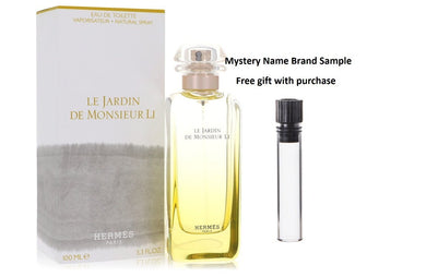 Le Jardin De Monsieur Li by Hermes Eau De Toilette Spray (unisex) 3.3 oz And a Mystery Name brand sample vile