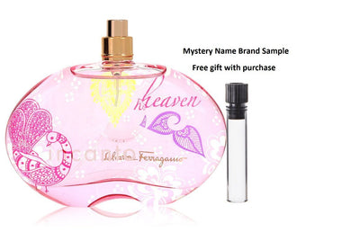 Incanto Heaven by Salvatore Ferragamo Eau De Toilette Spray (Tester) 3.4 oz And a Mystery Name brand sample vile