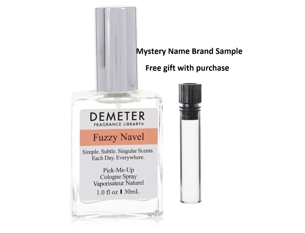Demeter Fuzzy Navel by Demeter Cologne Spray 1 oz And a Mystery Name brand sample vile