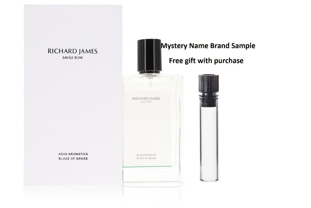 Aqua Aromatica Blade of Grass by Richard James Cologne Spray 3.5 oz And a Mystery Name brand sample vile