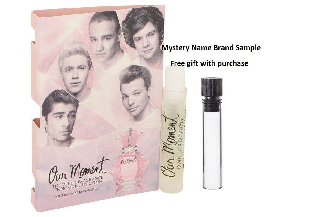 Our Moment by One Direction Vial (Sample) .02 oz And a Mystery Name brand sample vile