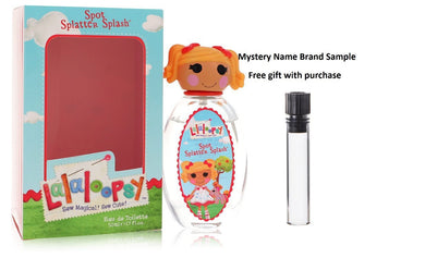 Lalaloopsy by Marmol & Son Eau De Toilette Spray (Spot Splatter Splash) 1.7 oz And a Mystery Name brand sample vile