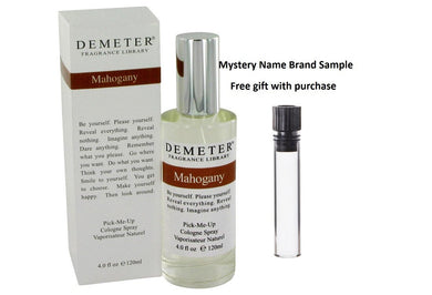 Demeter Mahogany by Demeter Cologne Spray 4 oz And a Mystery Name brand sample vile