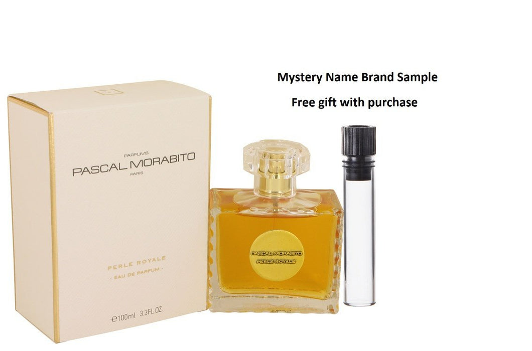 Perle Royale by Pascal Morabito Eau De Parfum Spray 3.4 oz And a Mystery Name brand sample vile