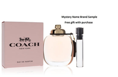 Coach by Coach Eau De Parfum Spray 3 oz And a Mystery Name brand sample vile