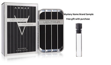 Armaf Ventana by Armaf Eau De Parfum Spray 3.4 oz And a Mystery Name brand sample vile