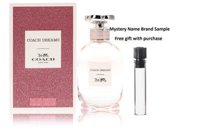 Coach Dreams by Coach Eau De Parfum Spray 2 oz And a Mystery Name brand sample vile