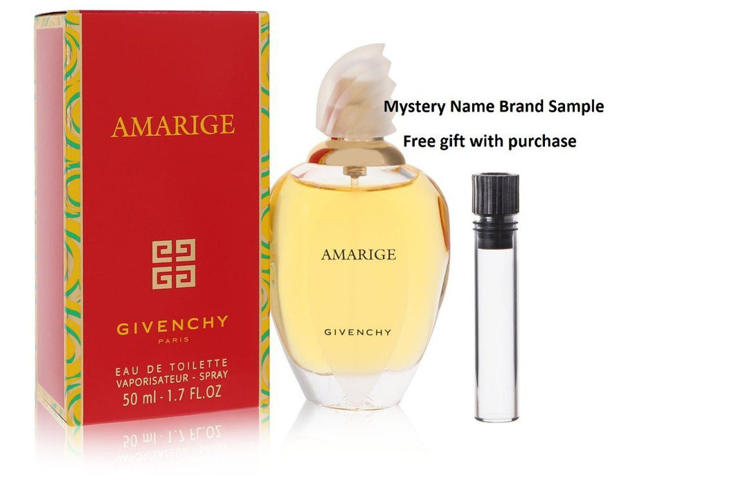 AMARIGE by Givenchy Eau De Toilette Spray 1.7 oz And a Mystery Name brand sample vile