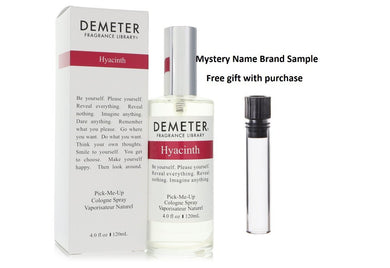 Demeter Hyacinth by Demeter Cologne Spray (Unisex) 4 oz And a Mystery Name brand sample vile