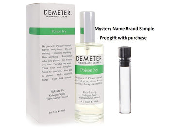 Demeter Poison Ivy by Demeter Cologne Spray 4 oz And a Mystery Name brand sample vile