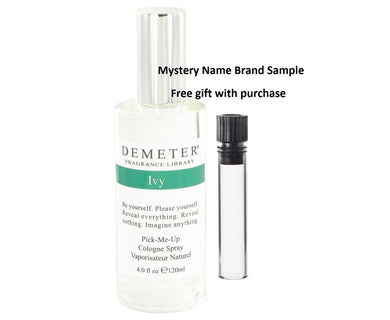 Demeter Ivy by Demeter Cologne Spray 4 oz And a Mystery Name brand sample vile