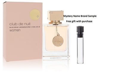 Club De Nuit by Armaf Eau De Parfum Spray 3.6 oz And a Mystery Name brand sample vile