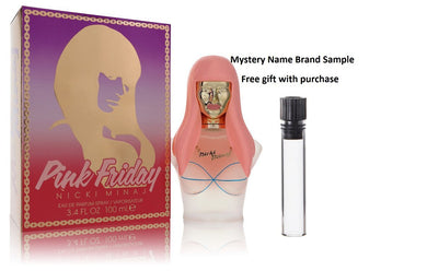 Pink Friday by Nicki Minaj Eau De Parfum Spray 3.4 oz And a Mystery Name brand sample vile