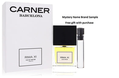 Rima XI by Carner Barcelona Eau De Parfum Spray 3.4 oz And a Mystery Name brand sample vile