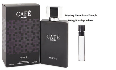 Café Noire by Riiffs Eau De Parfum Spray 3.4 oz And a Mystery Name brand sample vile