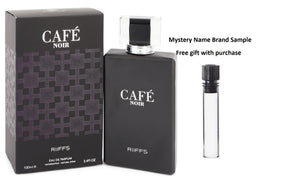 Café Noire by Riiffs Eau De Parfum Spray 3.4 oz And a Mystery Name brand sample vile