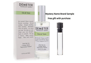 Demeter Gin & Tonic by Demeter Cologne Spray 4 oz And a Mystery Name brand sample vile