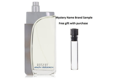 Andy Roddick by Parlux Eau De Toilette Spray (Tester) 3.4 oz And a Mystery Name brand sample vile