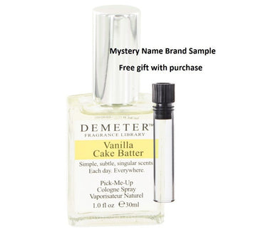 Demeter Vanilla Cake Batter by Demeter Cologne Spray 1 oz And a Mystery Name brand sample vile