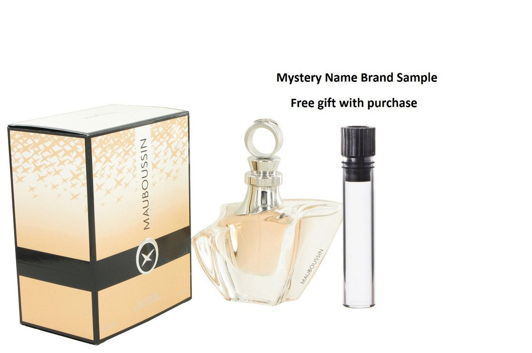 Mauboussin Pour Elle by Mauboussin Eau De Parfum Spray 1.7 oz And a Mystery Name brand sample vile