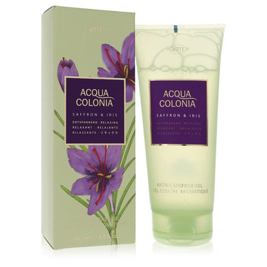 4711 Acqua Colonia Saffron & Iris by 4711 Shower Gel 6.8 oz For Women
