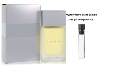 Pure Essence by Pascal Morabito Eau De Toilette Spray 3.4 oz And a Mystery Name brand sample vile