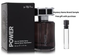 Power by 50 Cent Eau De Toilette Spray 1.7 oz And a Mystery Name brand sample vile