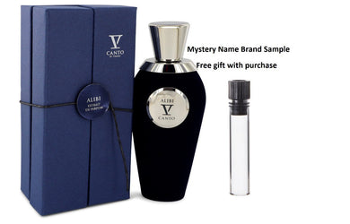 Alibi V by V Canto Extrait De Parfum Spray (Unisex) 3.38 oz And a Mystery Name brand sample vile