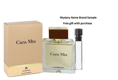 Cara Mia by Etienne Aigner Eau De Parfum Spray 3.4 oz And a Mystery Name brand sample vile