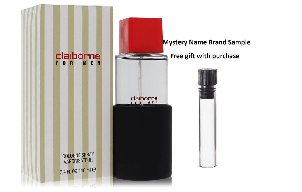 CLAIBORNE by Liz Claiborne Cologne Spray 3.4 oz And a Mystery Name brand sample vile