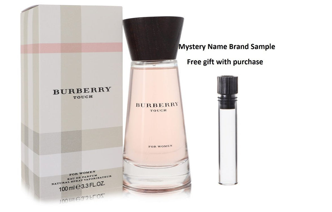 BURBERRY TOUCH by Burberry Eau De Parfum Spray 3.3 oz And a Mystery Name brand sample vile