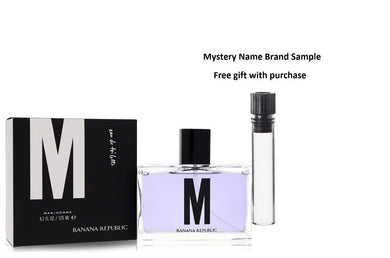 Banana Republic M by Banana Republic Eau De Toilette Spray 4.2 oz And a Mystery Name brand sample vile