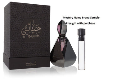 Al Haramain Hayati by Al Haramain Eau De Parfum Spray 0.4 oz And a Mystery Name brand sample vile