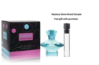 Curious by Britney Spears Eau De Parfum Spray 1 oz And a Mystery Name brand sample vile