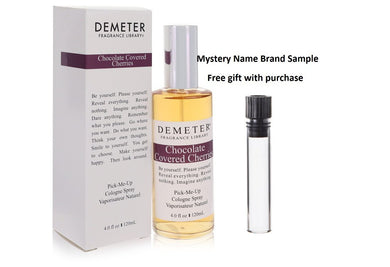 Demeter Chocolate Covered Cherries by Demeter Cologne Spray 4 oz And a Mystery Name brand sample vile