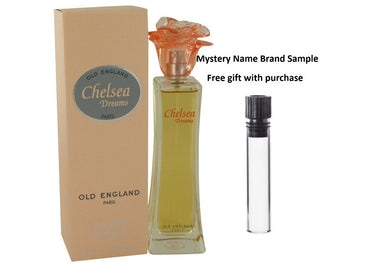 Chelsea Dreams by Old England Eau De Toilette Spray 3.4 oz And a Mystery Name brand sample vile