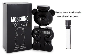 Moschino Toy Boy by Moschino Eau De Parfum Spray 1.7 oz And a Mystery Name brand sample vile