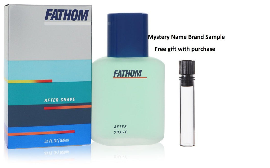 Fathom by Dana After Shave 3.4 oz And a Mystery Name brand sample vile