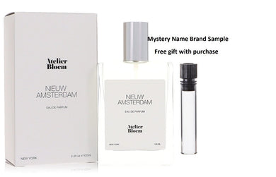 Nieuw Amsterdam by Atelier Bloem Eau De Parfum Spray (Unisex) 3.4 oz And a Mystery Name brand sample vile