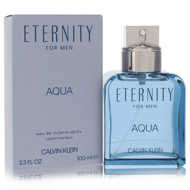Eternity Aqua by Calvin Klein Eau De Toilette Spray 3.4 oz For Men