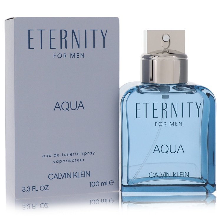 Eternity Aqua by Calvin Klein Eau De Toilette Spray 3.4 oz For Men