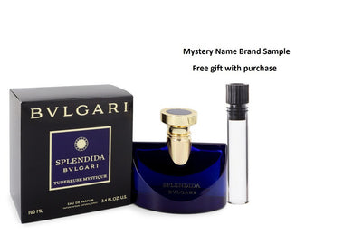 Bvlgari Splendida Tubereuse Mystique by Bvlgari Eau De Parfum Spray 3.4 oz And a Mystery Name brand sample vile
