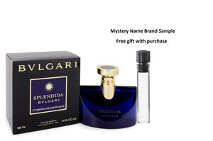 Bvlgari Splendida Tubereuse Mystique by Bvlgari Eau De Parfum Spray 3.4 oz And a Mystery Name brand sample vile