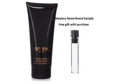 Spark by Liz Claiborne Body Wash 6.7 oz And a Mystery Name brand sample vile