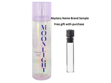 Ariana Grande Moonlight by Ariana Grande Body Mist Spray 8 oz  And a Mystery Name brand sample vile