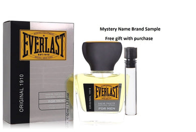 Everlast by Everlast Eau De Toilette Spray 1.7 oz And a Mystery Name brand sample vile