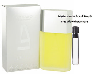 Azzaro L'eau by Azzaro Eau De Toilette Spray 3.4 oz And a Mystery Name brand sample vile