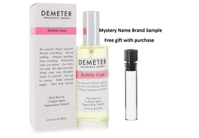 Demeter Bubble Gum by Demeter Cologne Spray 4 oz And a Mystery Name brand sample vile