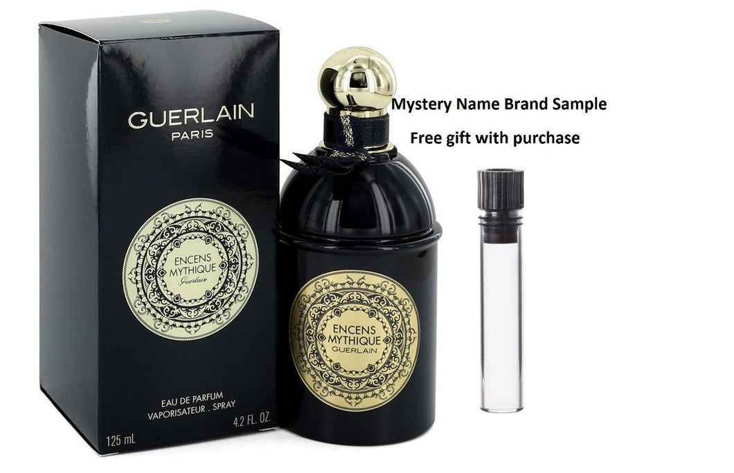 Encens Mythique D'orient by Guerlain Eau De Parfum Spray (Unisex) 4.2 oz And a Mystery Name brand sample vile