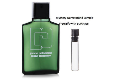PACO RABANNE by Paco Rabanne Eau De Toilette Spray (Tester) 3.4 oz And a Mystery Name brand sample vile